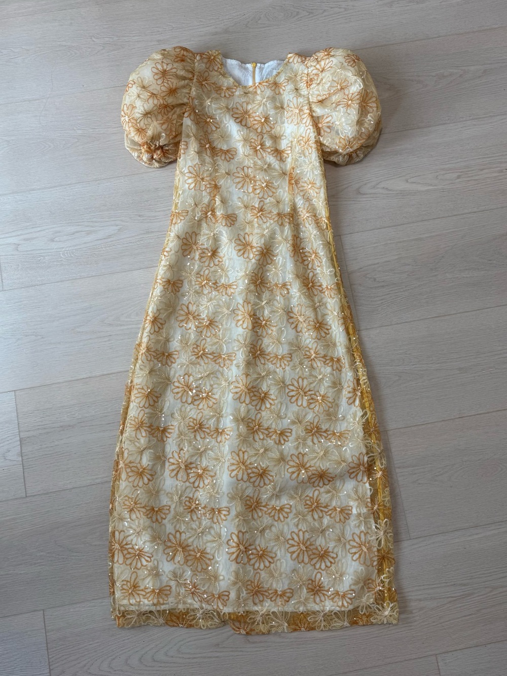Sister Jane Dream Garden Sequin Floral Midi Dress